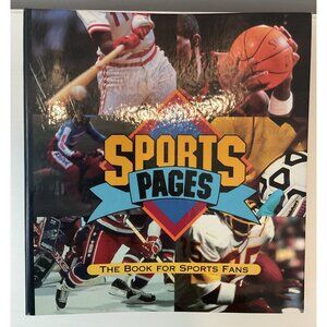 "Sports Pages" Hardcover Book For Sports Fans Mega-Books Edition